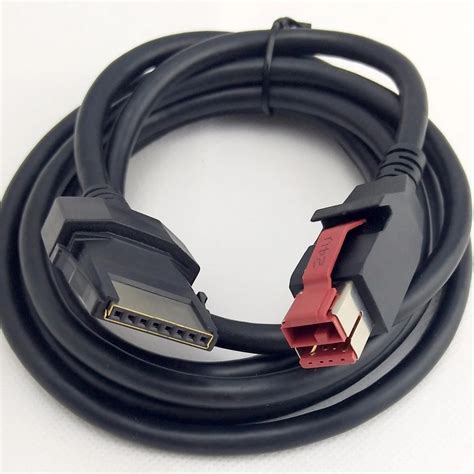 10pcs X 24v To 1x8 Powered Usb Cable For Epson And Ibm Printers And Pos