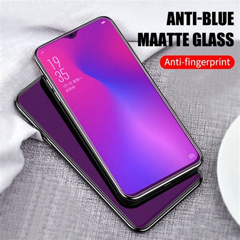 Matte Frosted Anti Blue Ray Tempered Glass Screen Protector Oppo F F