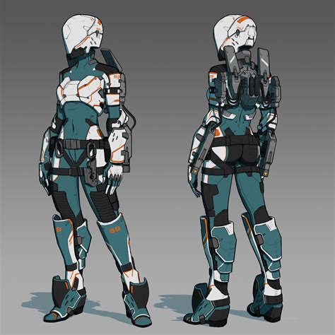Artstation Cyborg Girl 34 Remy Paul Cyborg Girl Armor Concept