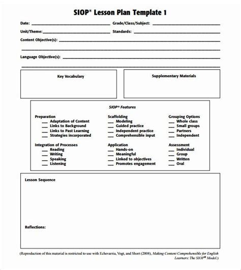 √ 30 Basic Lesson Plan Template Word In 2020 Lesson Plan Templates