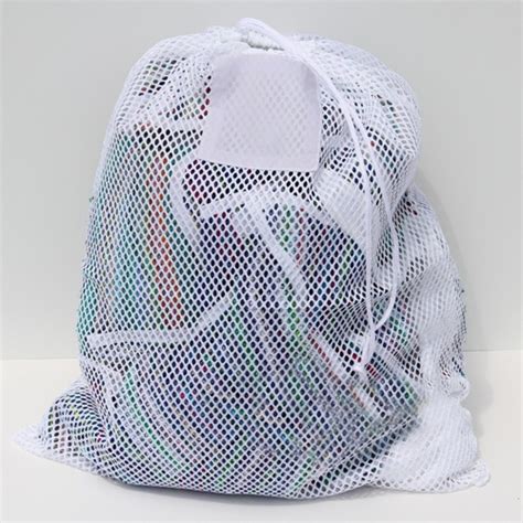 White Mesh Laundry Bag Medium 24 X 36