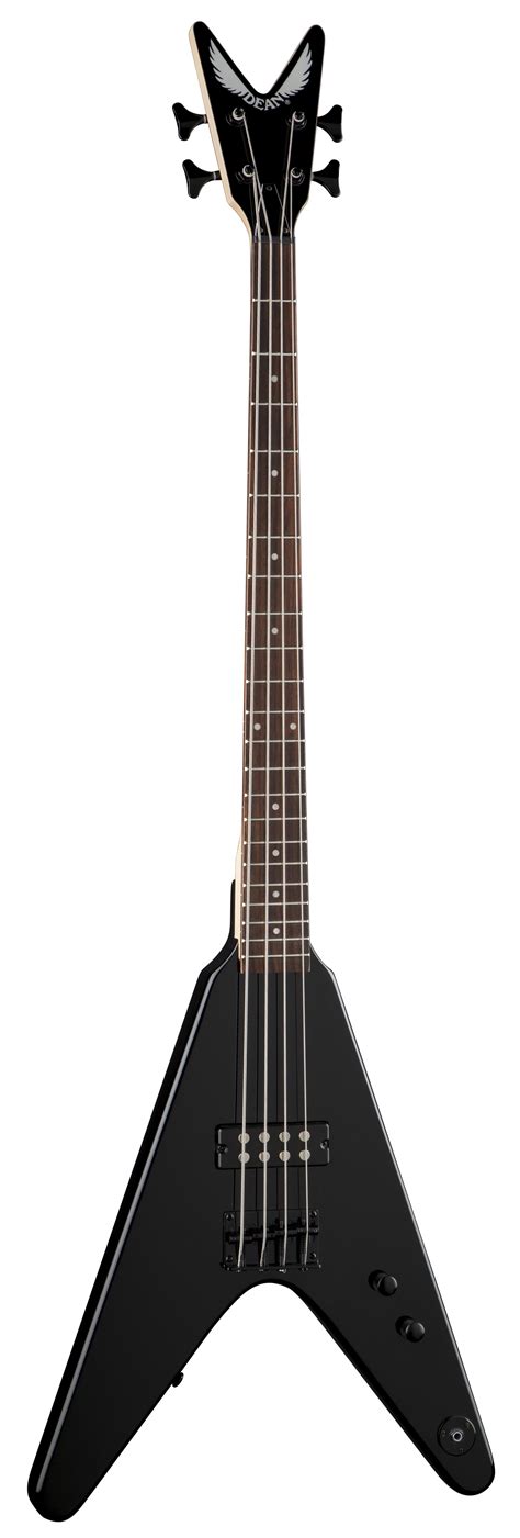 Dean V Metalman Classic Black Electric Bass Guitar Vm Vm Studio Ge