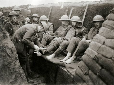 Trench Foot Inspection World War One Pictures Getty Images