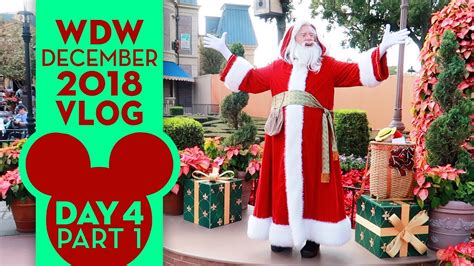 Walt Disney World December 2018 Vlog Day 4 Part 1 Epcot Youtube