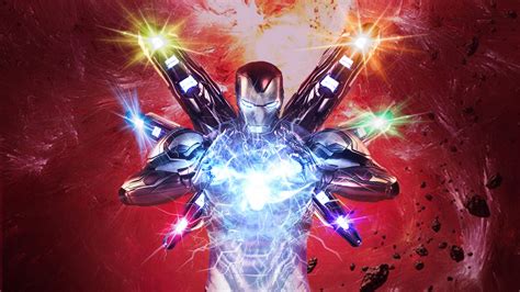 Avengers Endgame Iron Man Infinity Stones 4k 155 Wallpaper Pc Desktop