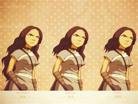 Katara With Different Hair Styles Avatar The Last Airbender Photo