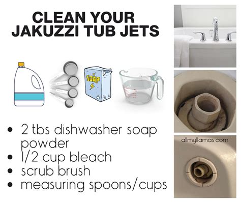 If you want to clean your jacuzzi bathtub effectively, use hg hygienic whirlpool bath cleaner reduce the chance of blocked jets and pipes when you clean the hydromassage bathtub, pay attention to the pipe, taps and the tub itself. How to Clean your Jacuzzi Tub Jets | Life with kids # ...