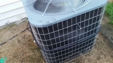 Designed to offer just enough air cleaning for one, the there are also three different draining options for portable air conditioners. Rainbird Irrigation DIY AC Condenser Mister Update - YouTube
