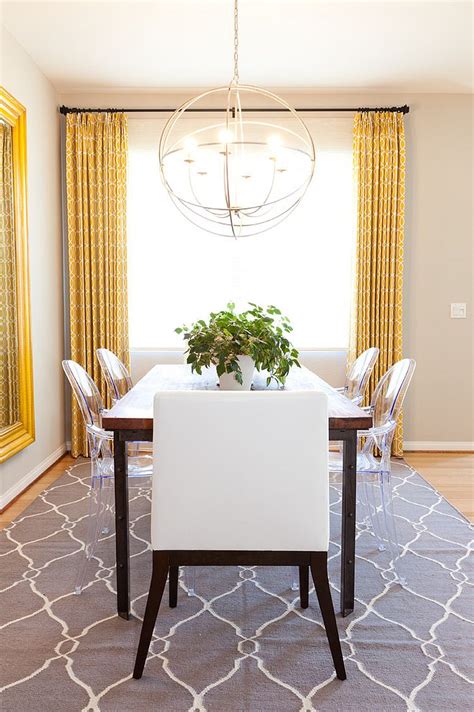 Trendy Color Duo 20 Dining Rooms That Serve Up Gray And Yellow