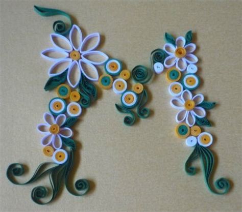 Free quilling alphabet template for download. M is for Maria (happy birthday) | Quilling | Pinterest | Quilling, Birthdays and Mom