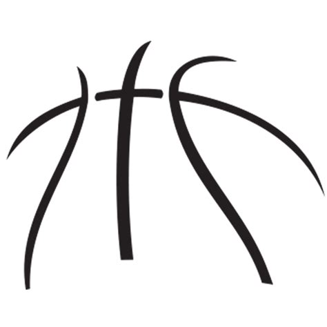 Download High Quality Basketball Transparent Outline Transparent Png