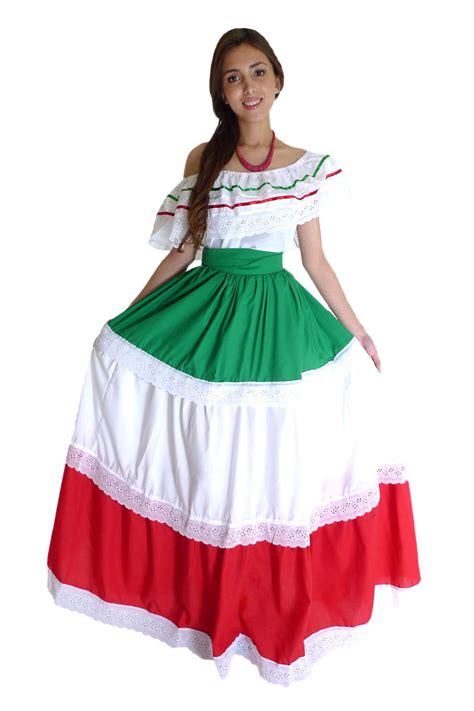 Mexican Clothing Co Little Girls Mexican Adelita Costume Blouse N Skirt