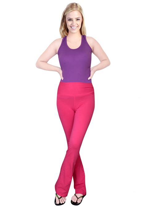 Comfty Womens Pink Yoga Pants