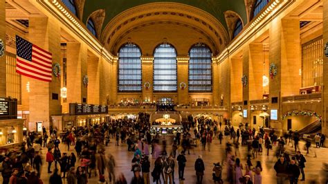 New York Grand Central Station Train Station Timelapse 4k Youtube