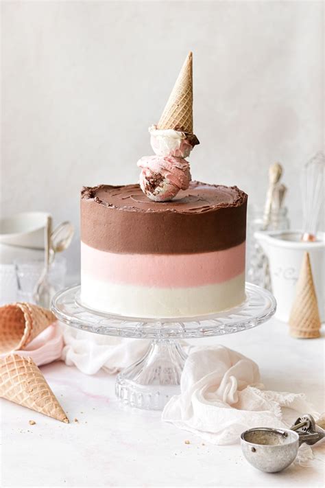 High Altitude Neapolitan Cake Curly Girl Kitchen