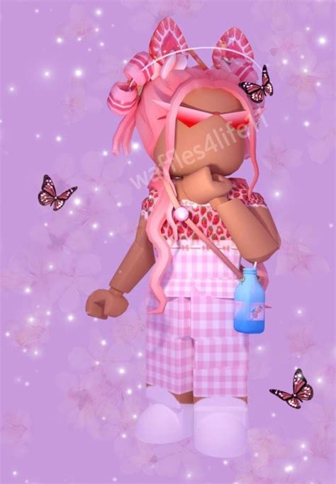 Roblox Girl Gfx Butterfly Aesthetic Roblox Profile Pictures