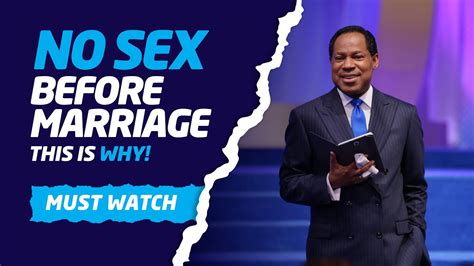 Why No Sex Before Marriage Pastor Chris Oyakhilome Dscdd Youtube