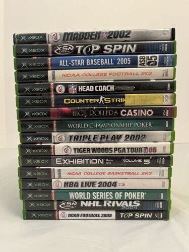 Lot Of 16 Original Xbox Games Ebay
