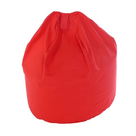 Cotton Twill Red Bean Bag Large Size Beanlazy