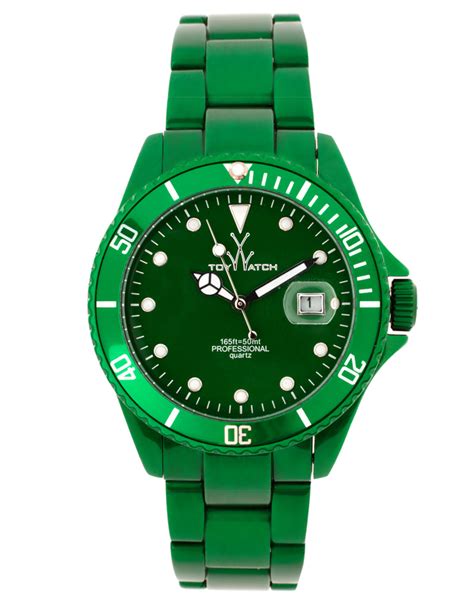 Toy Watch Me03gr Green Steel Strap Watch In Green For Men Lyst