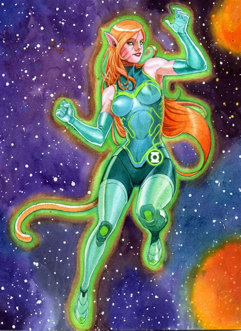 green lantern girl by lovoart on deviantart