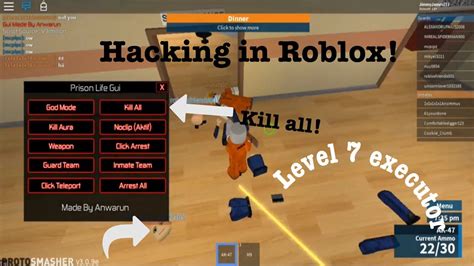 Hacking In Roblox Prison Life!!! - Protosmasher Hacks ...