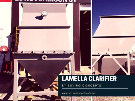 Clarifiers Lamella Clarifier Enviro Concepts Waste Water Treatment