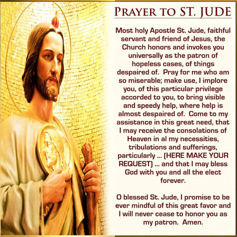 St Jude Thaddeus Prayer Change Comin
