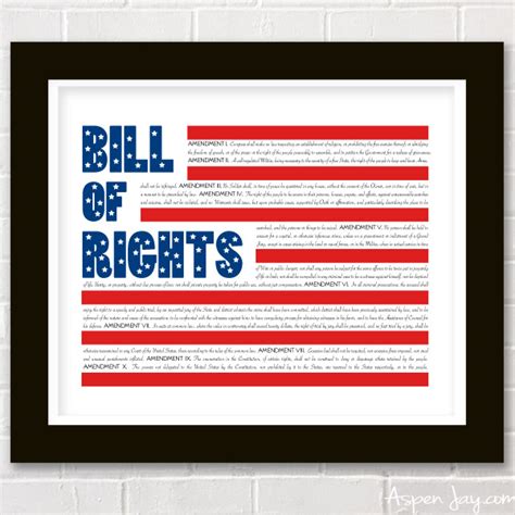 Printable Bill Of Rights