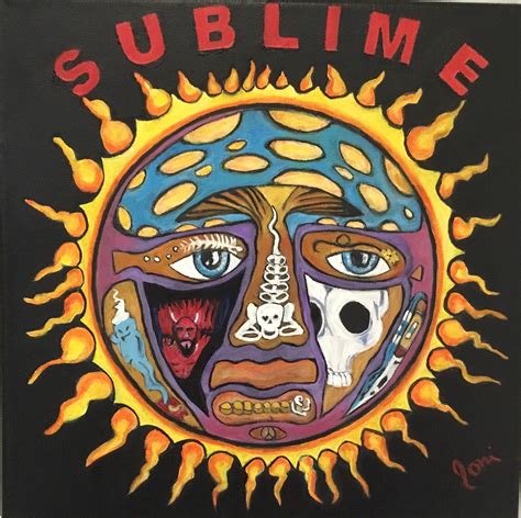 Original Sublime Album Cover Painted In Acrylics Etsy Canvas
