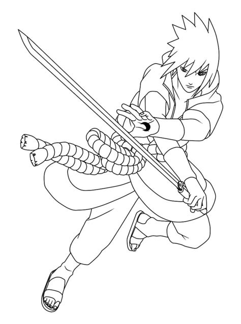 Dibujos De Sasuke Uchiha Para Colorear Wonder Daycom