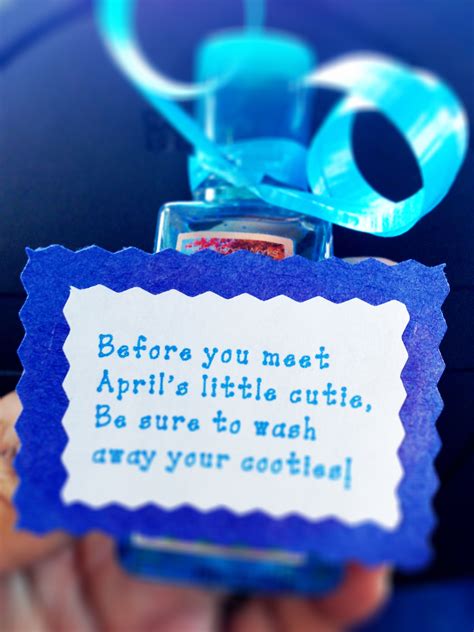A baby will make love stronger, days shorter, nights longer, bankroll smaller, home happier, clothes shabbier, the past forgotten, and the future worth living for. Throwing a baby shower? Give a cute little hand sanitizer ...