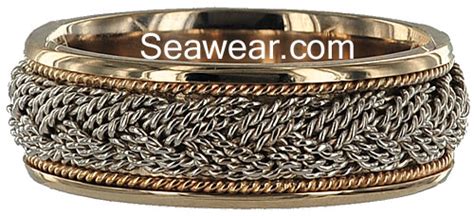 In the united states, women (and some men) wear both engagement rings. mens turks head ring