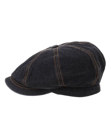 Denim Cotton Newsboy Hat Baker Boy Beret Flat Cap Kr3613 Black C9183ggkqzo
