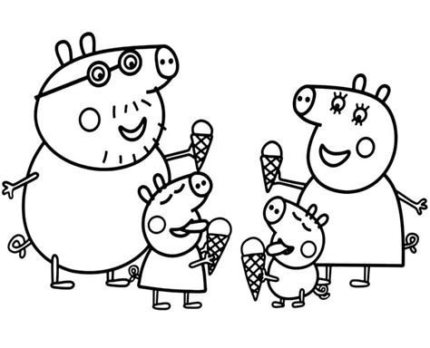 Peppa Pig Coloring Pages Coloring Home