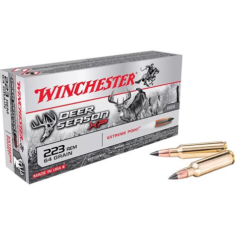 Winchester Deer Season Xp 223 Remington 64 Grain Rifle Ammunition