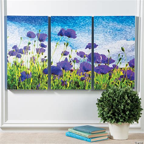Purple Floral Wall Art Discontinued