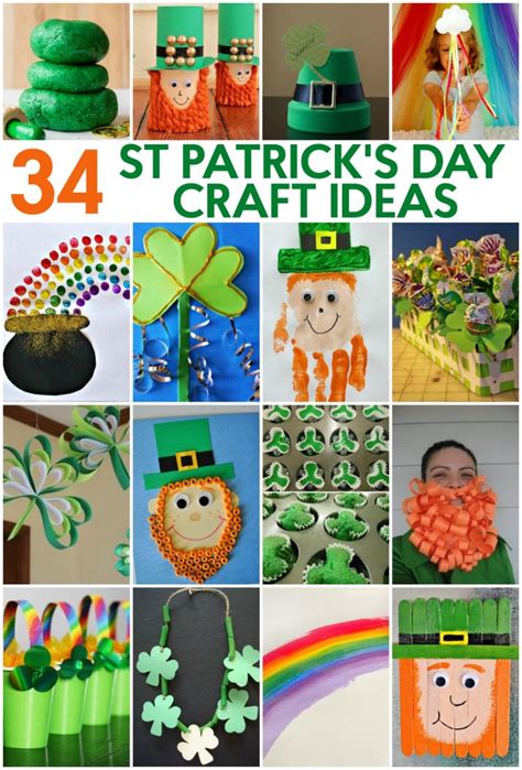 Here's a list of st patricks day crafts for kids! 34 St. Patrick's Day Craft Ideas - A Little Craft In Your ...