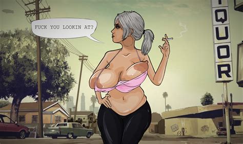 rule 34 1girls angry annoyed big breasts female focus female only grand theft auto grand theft