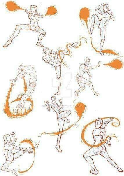 An Image Of Some People Doing Different Things In The Same Drawing