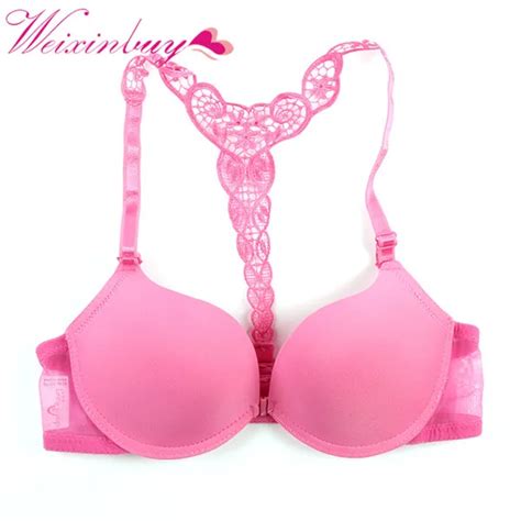 Buy Weixinbuy Sexy Front Closure Smooth Bras Charming