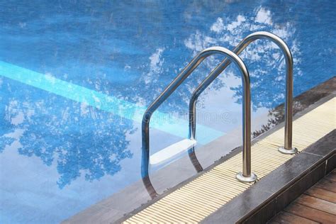 Swimming Pool With Stair Stock Photo Image Of Relaxation 194415540