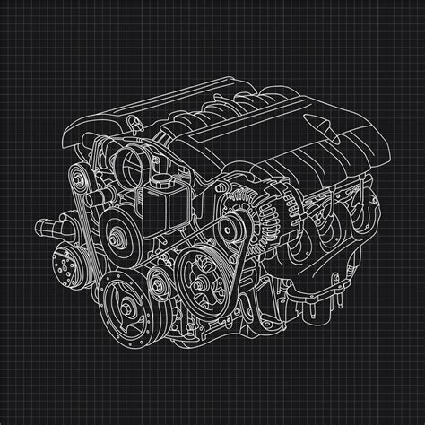 Car Engine Hand Drawing Illustration 215109 Vector Art At Vecteezy
