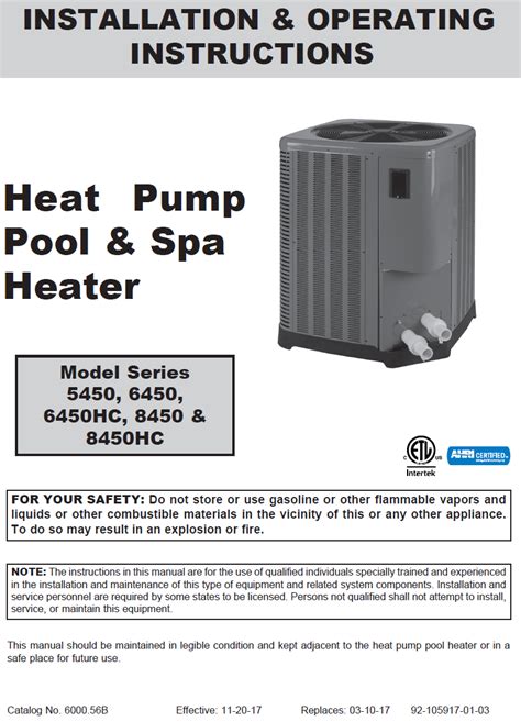 K V Ph M Ti E Digital Heat Pump Installation Manual Whtyri