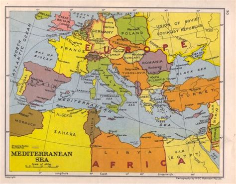Mediterranean Sea Map Free Printable Maps