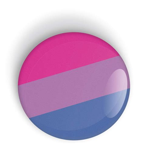bisexual pride flag pin badge button fridge magnet or magnet for attaching to