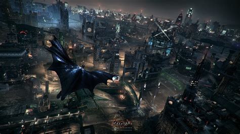 Fondos De Pantalla Videojuegos Paisaje Urbano Noche Batman Arkham