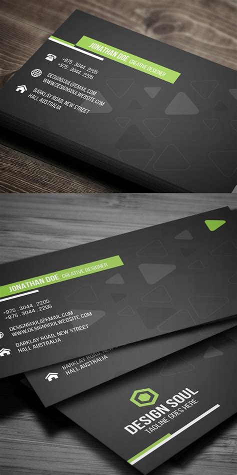 Creative Business Card Psd Templates 26 New Design Design Graphic