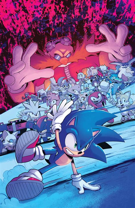Artstation Idw Sonic The Hedgehog 33 Cover B Colours