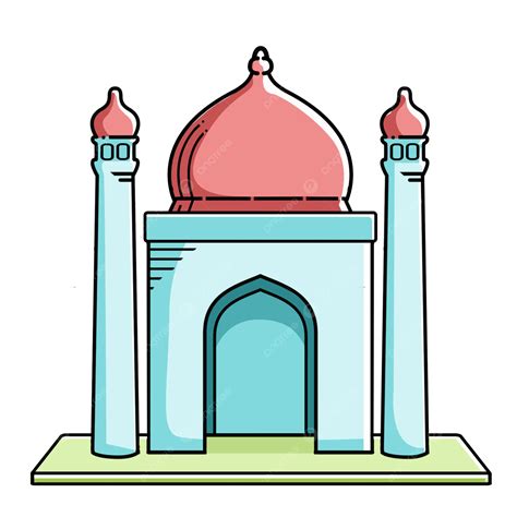 رسم كاريكاتوري مسجد صغير مسجد تصوير المسجد إسلامي Png وملف Psd